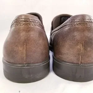 Ecco | Shoes | Ecco Men Shoes Penny Loafers Brown Leather  display picture 3